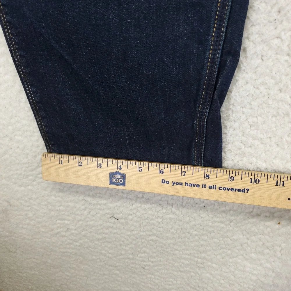 Wrangler Regular Fit Stretch Jeans Mens 40x32 Dark Blue Straight Leg 1796601 NWT